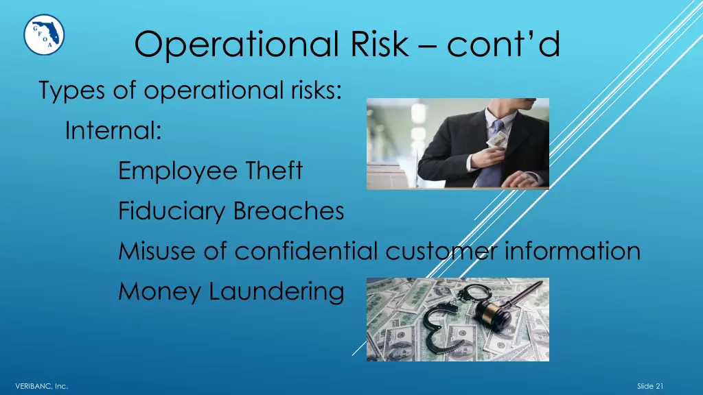 operational risk cont d types of operational