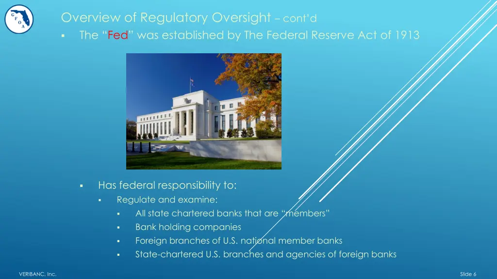 overview of regulatory oversight cont
