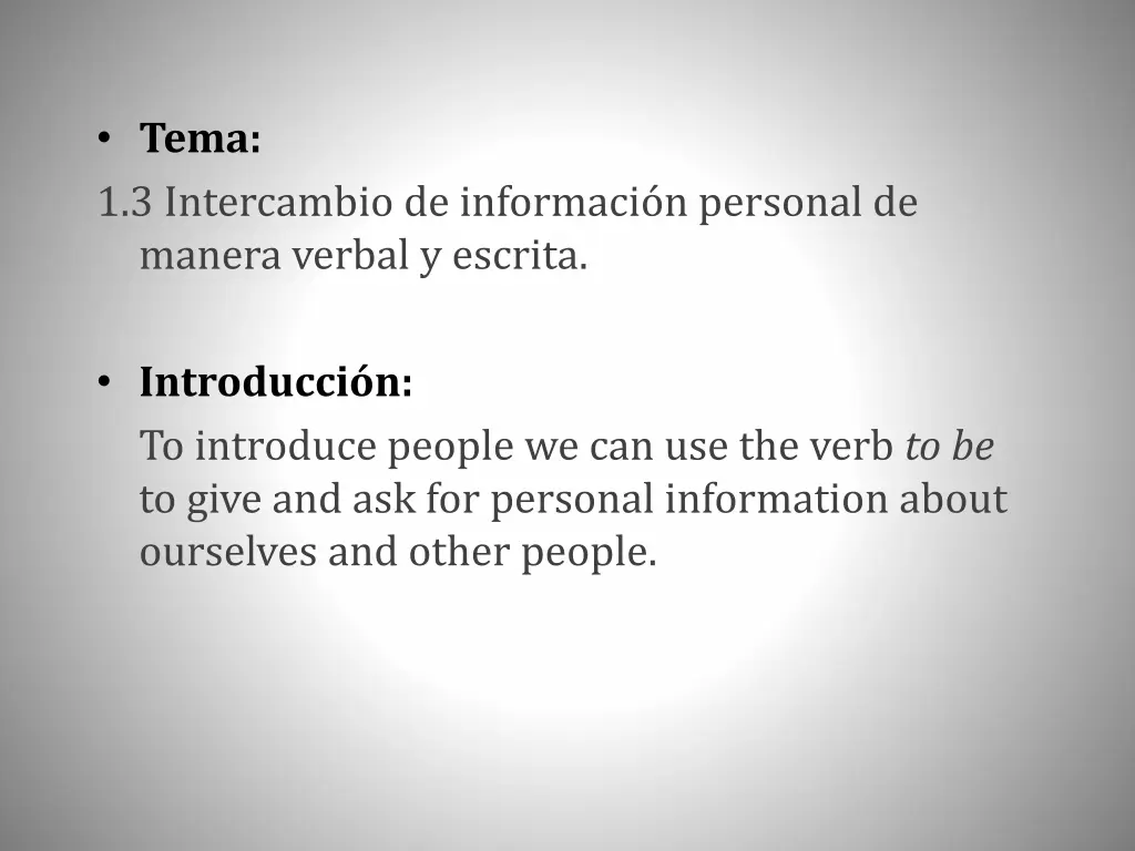 tema 1 3 intercambio de informaci n personal