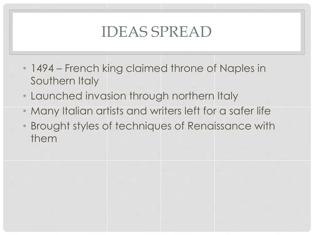 ideas spread