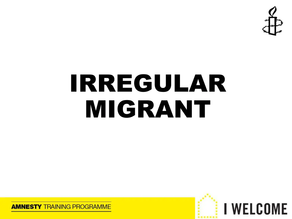 irregular migrant