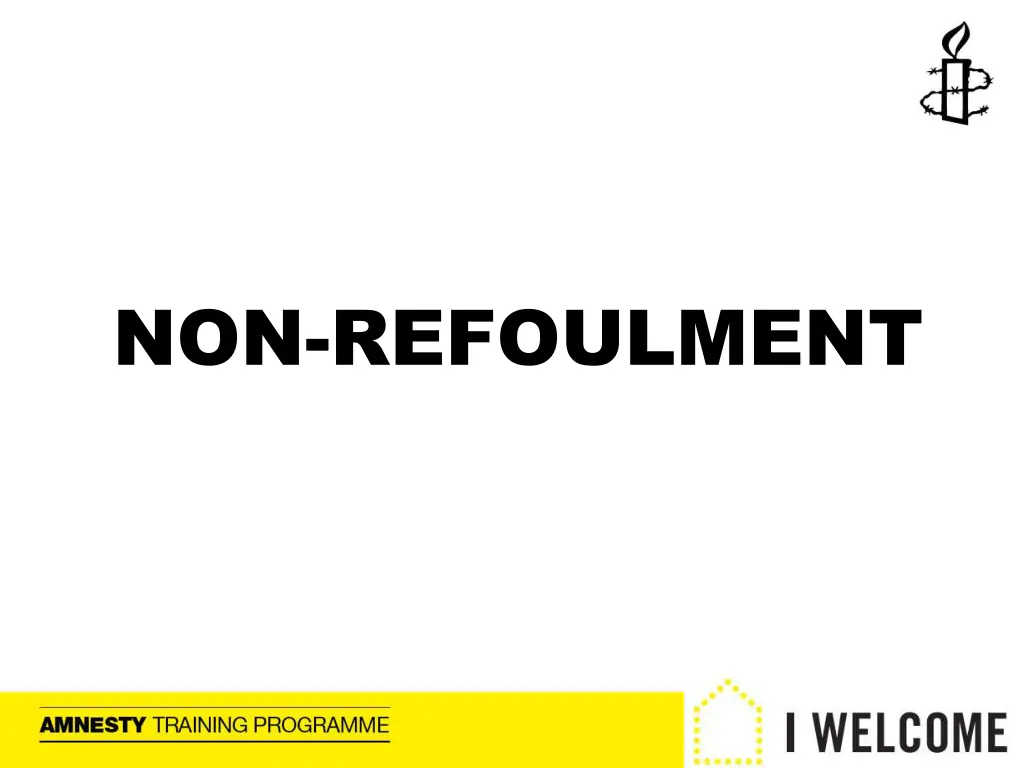 non refoulment