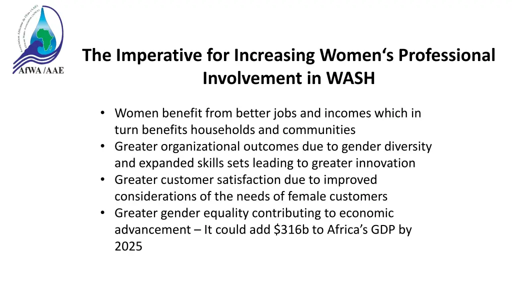 the imperative for increasing women
