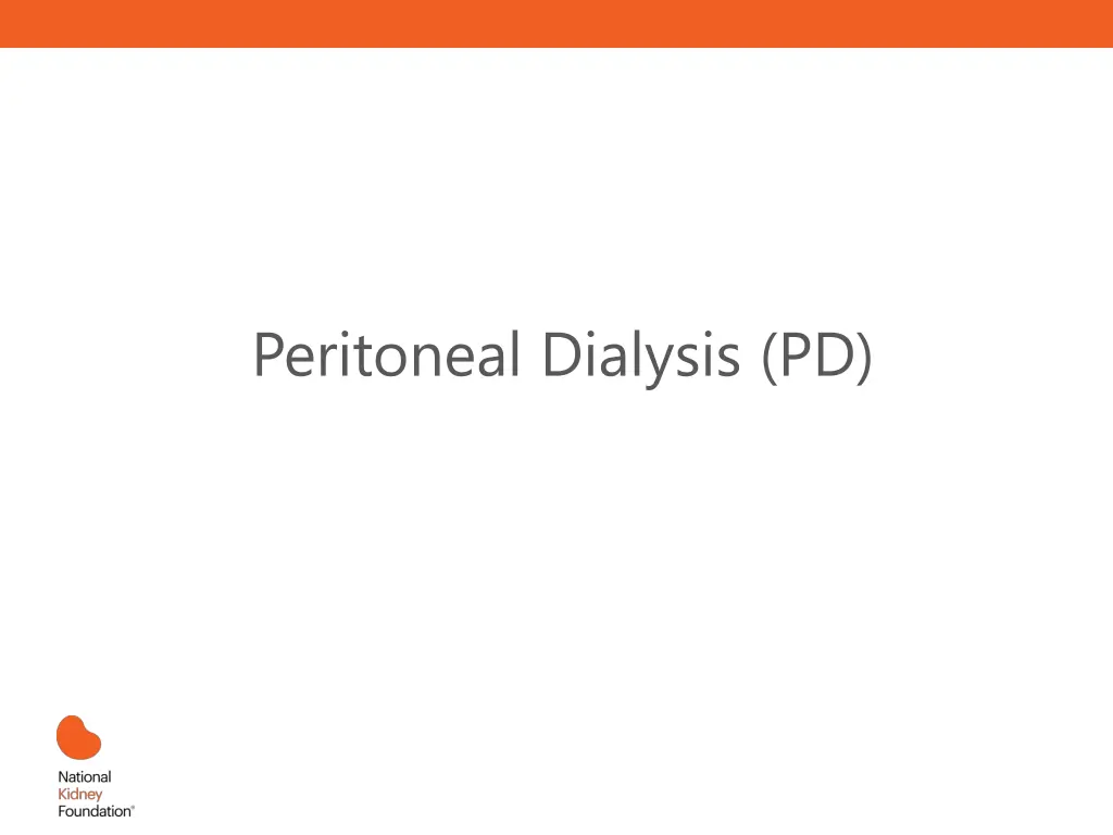 peritoneal dialysis pd
