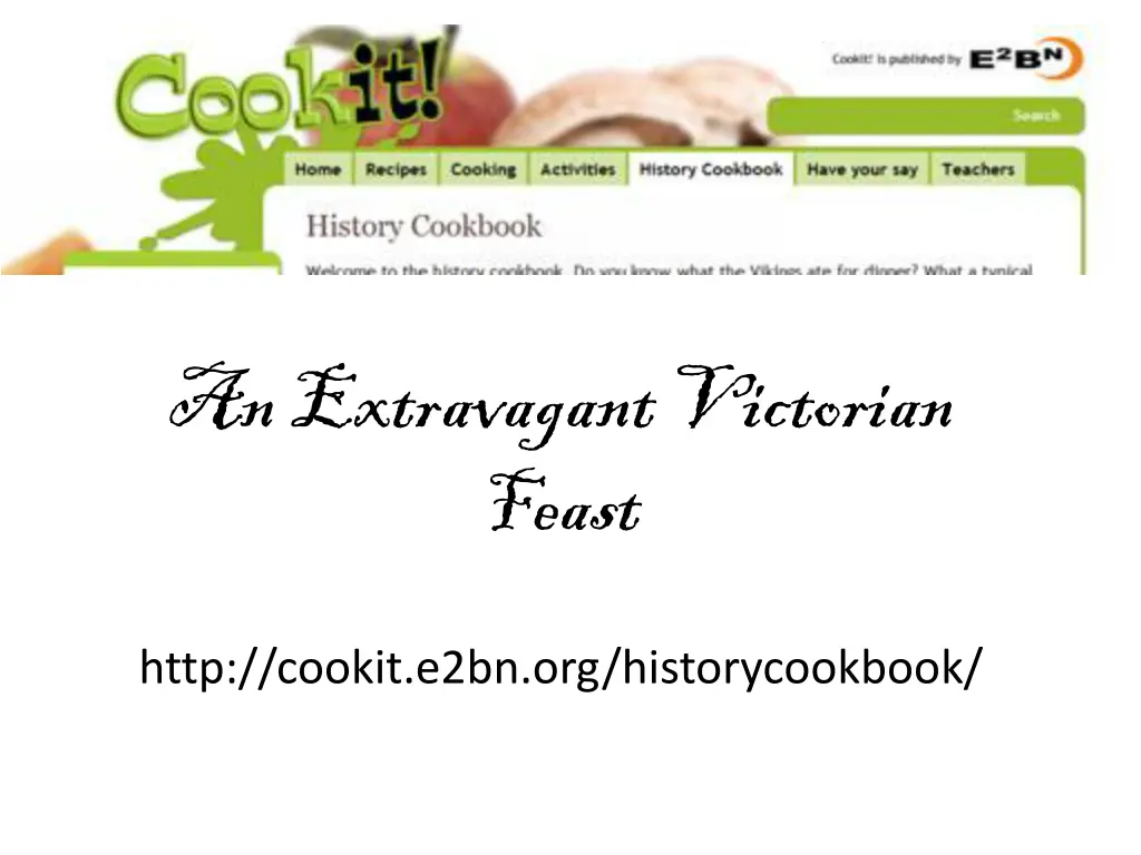 an extravagant victorian feast