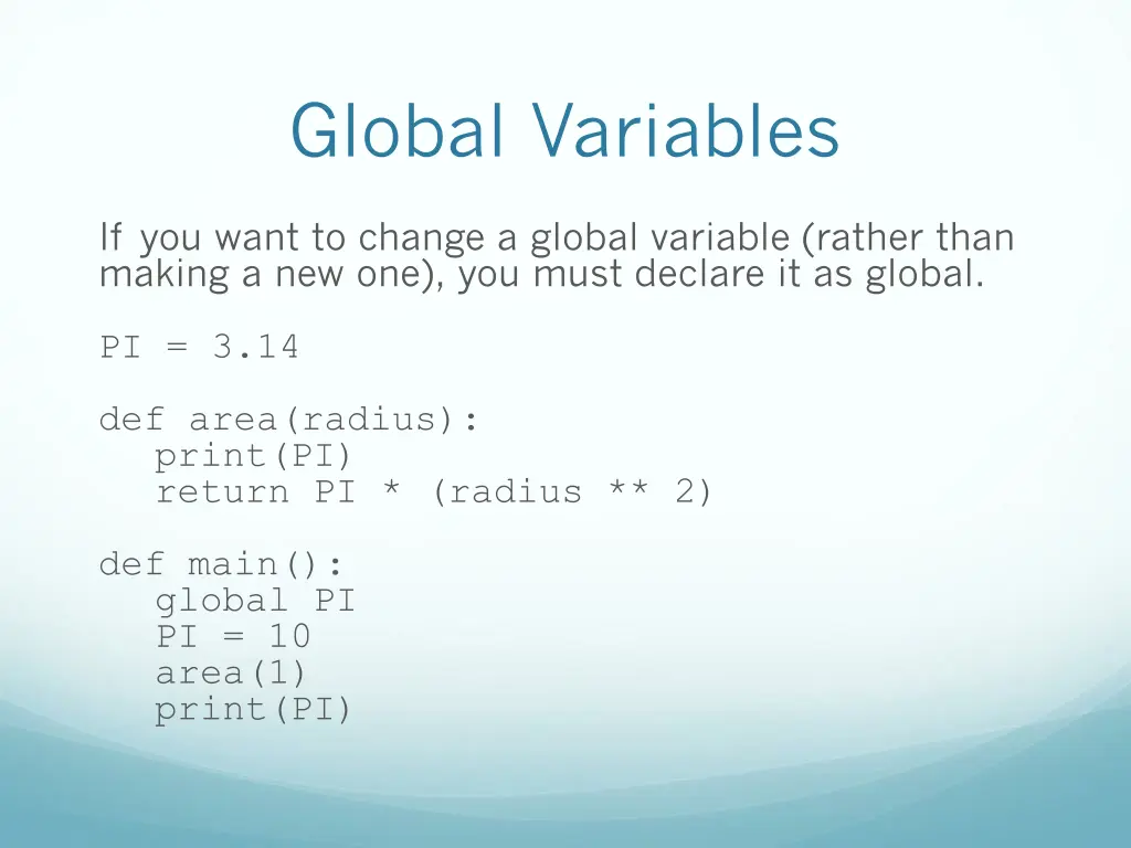global variables 4