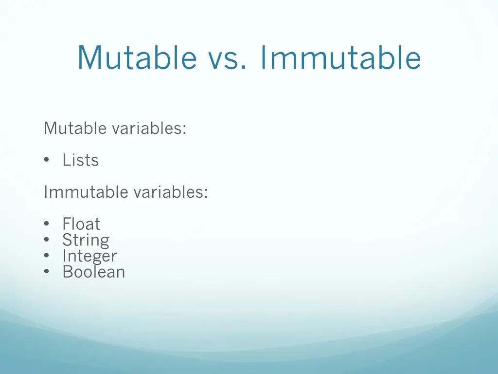 mutable vs immutable 2