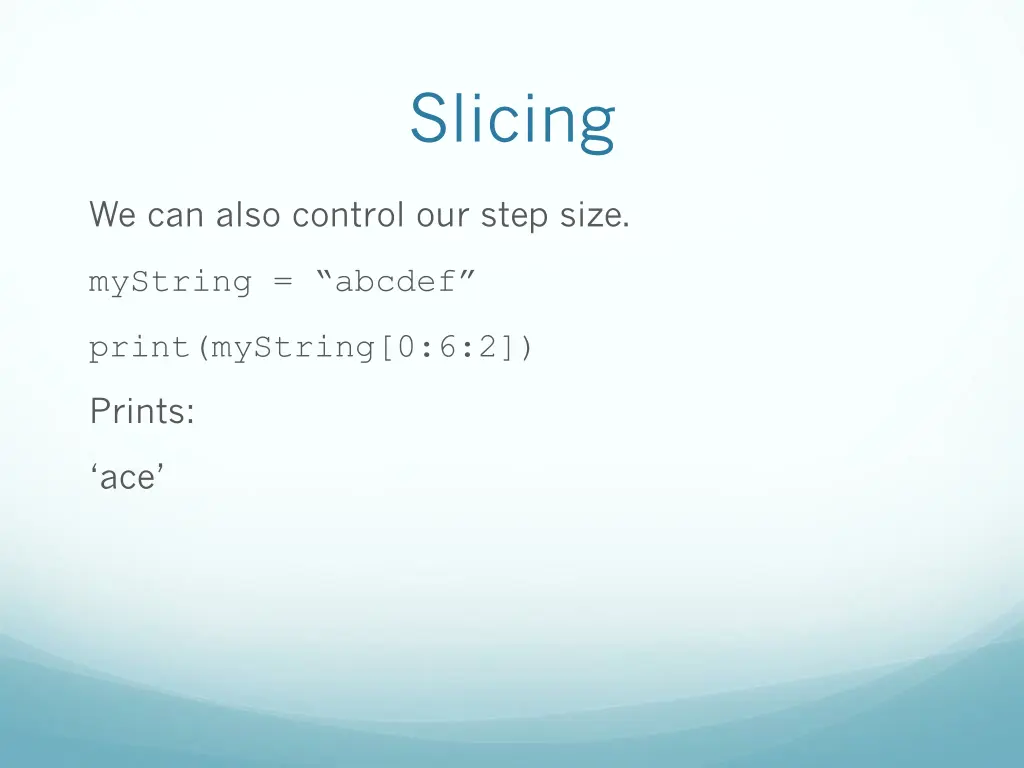 slicing 2