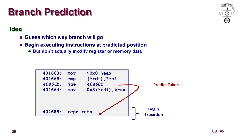 branch prediction