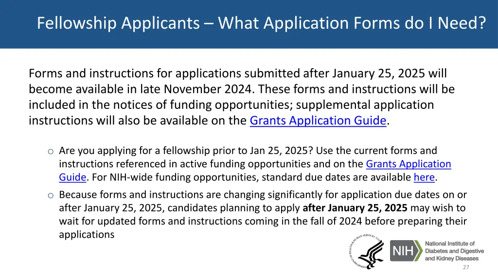 fellowship applicants what application forms