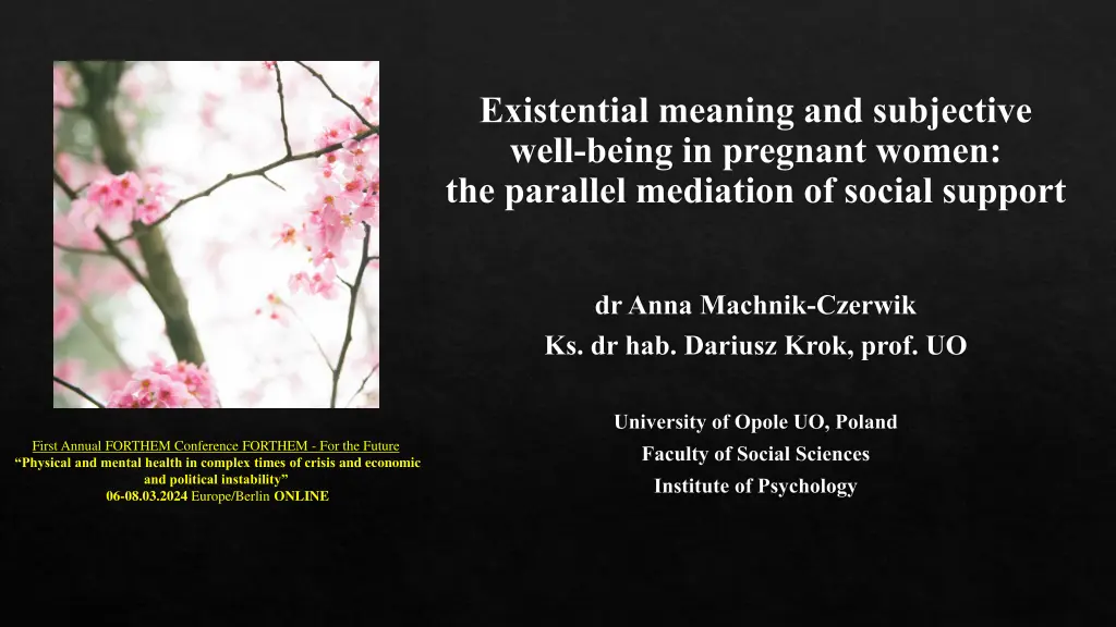 existential meaning and subjective well being