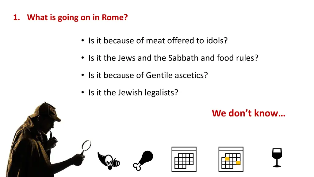 1 what is going on in rome