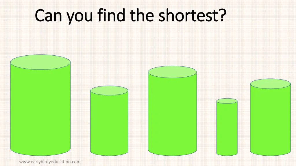 can you find the shortest can you find 1