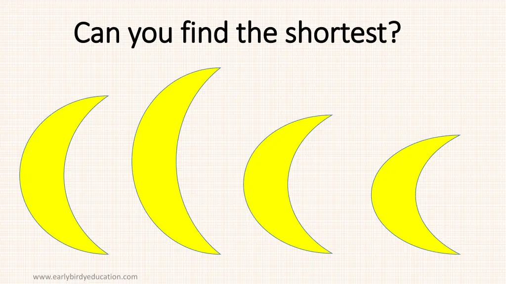 can you find the shortest can you find
