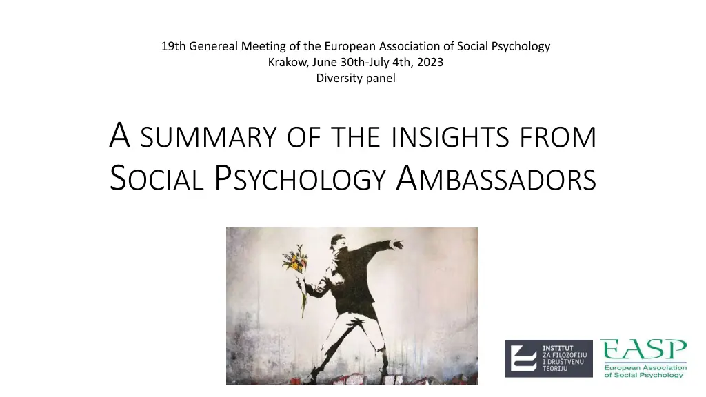 19th genereal meeting of the european association