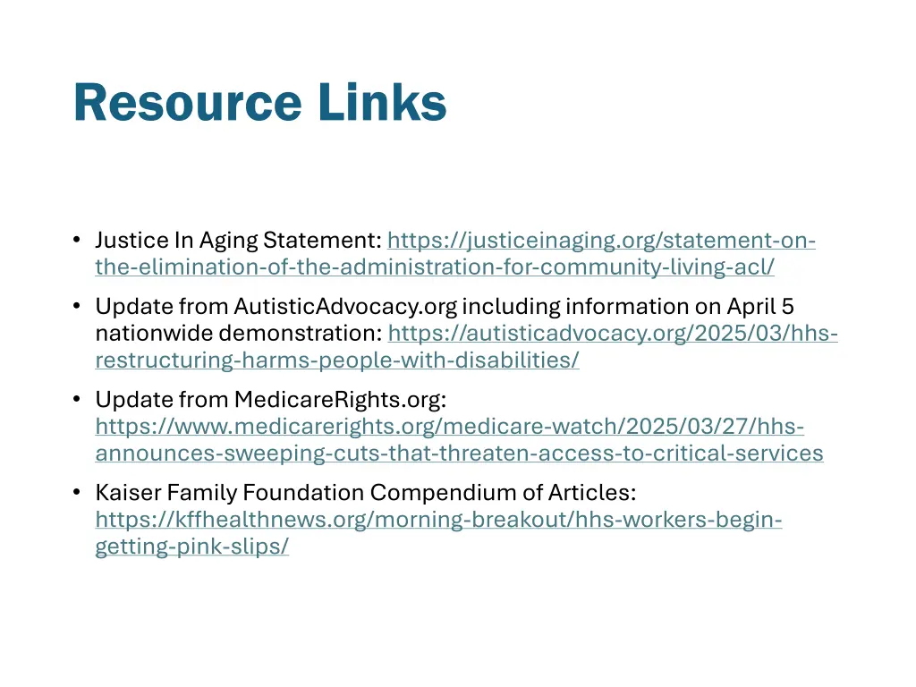 resource links