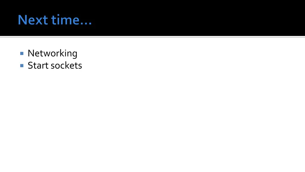 networking start sockets