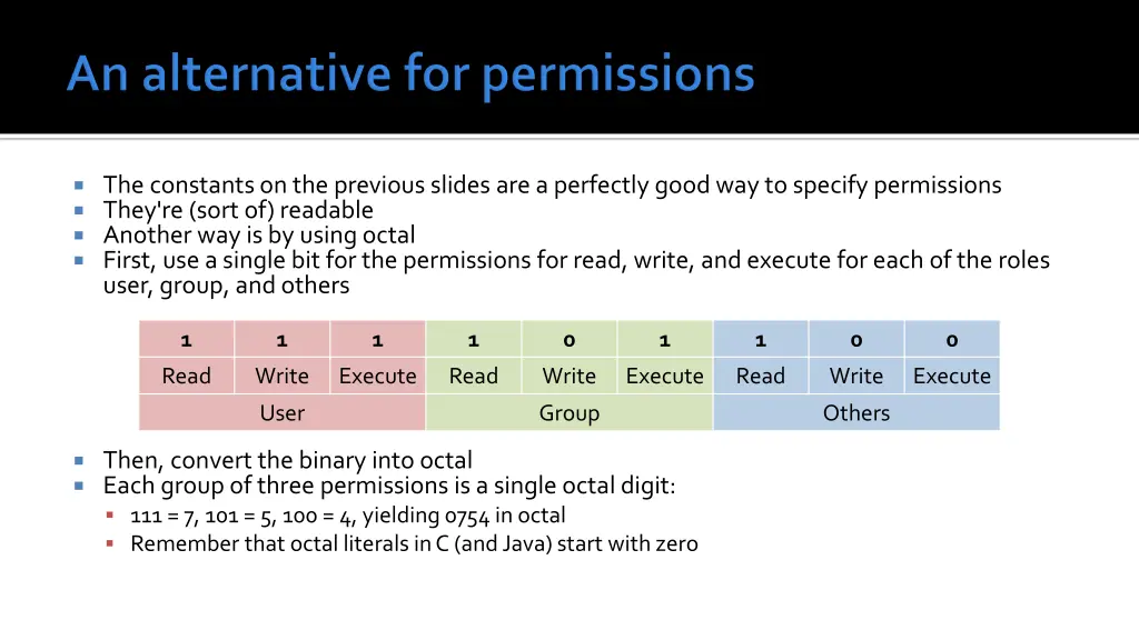 the constants on the previous slides