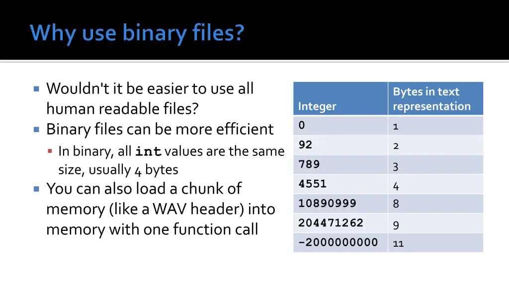 wouldn t it be easier to use all human readable