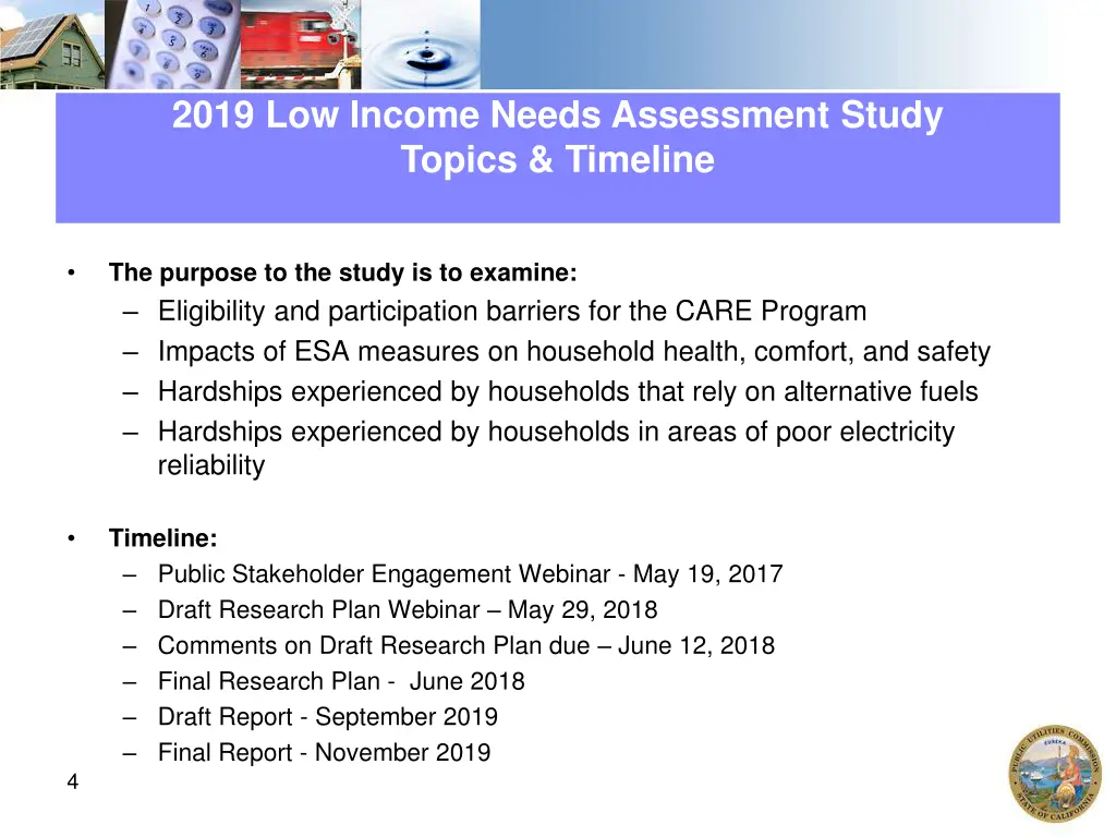 2019 low income needs assessment study topics