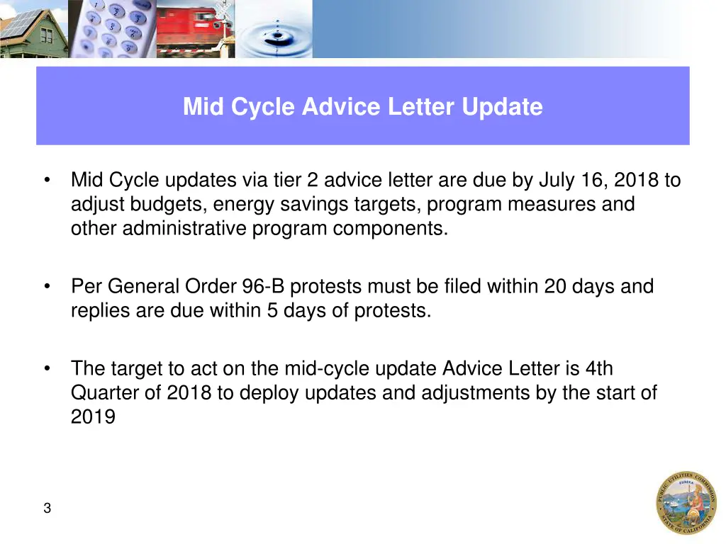 mid cycle advice letter update 1