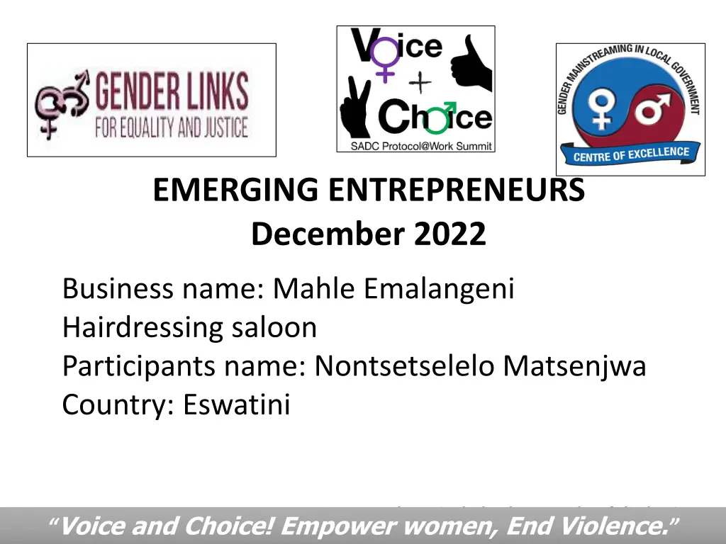 emerging entrepreneurs december 2022