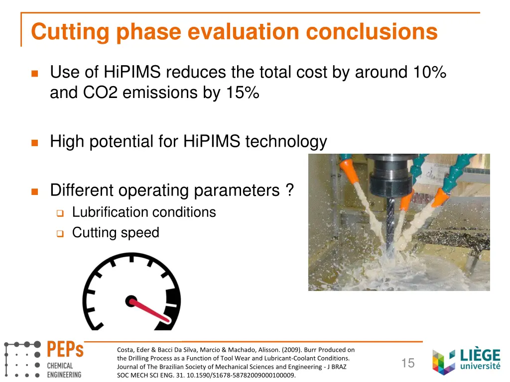 cutting phase evaluation conclusions