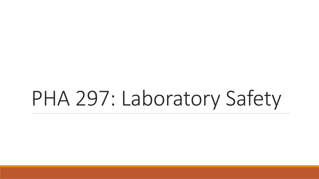 pha 297 laboratory safety