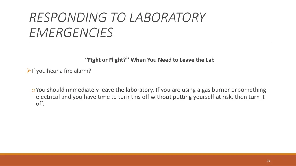 responding to laboratory emergencies 2