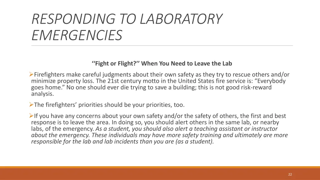responding to laboratory emergencies 4