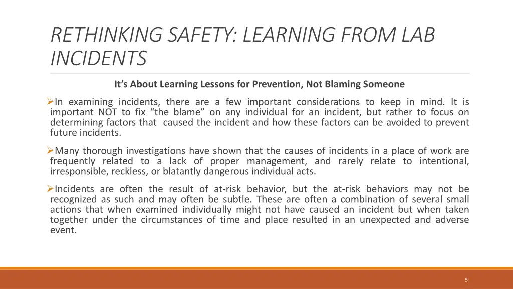 rethinking safety learning from lab incidents 2