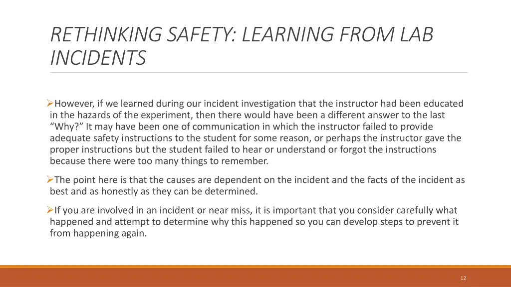 rethinking safety learning from lab incidents 9