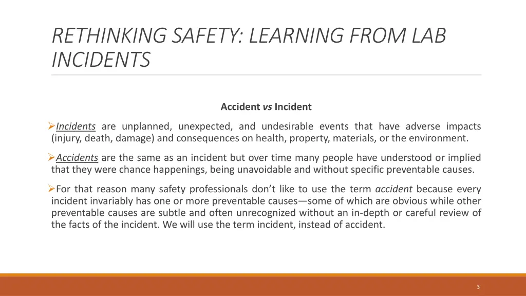 rethinking safety learning from lab incidents
