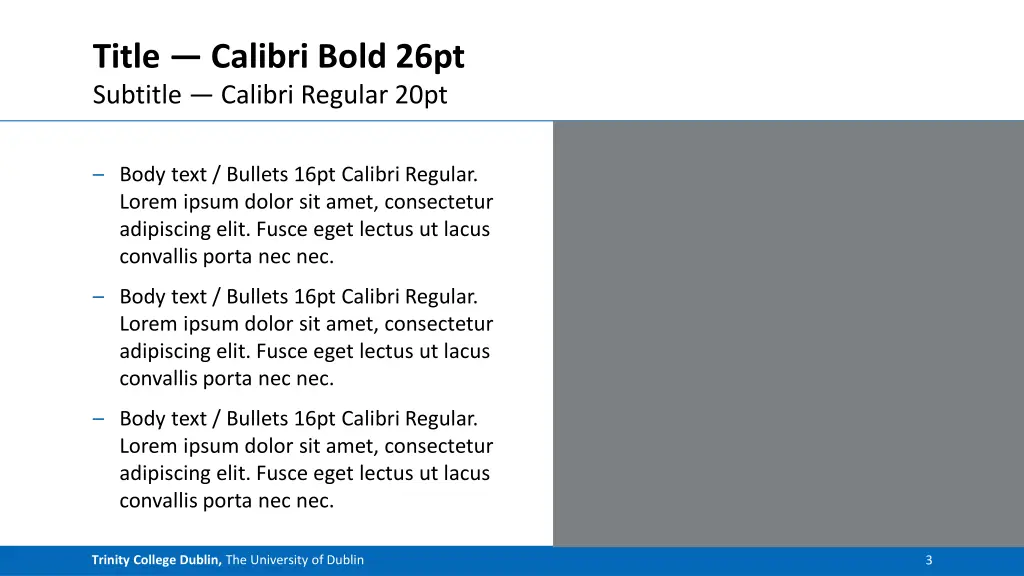 title calibri bold 26pt subtitle calibri regular 2