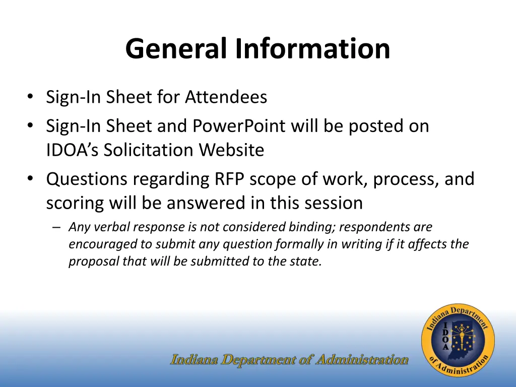 general information
