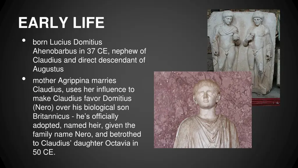 early life born lucius domitius ahenobarbus