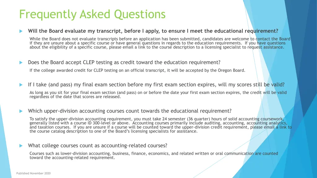 frequently asked questions