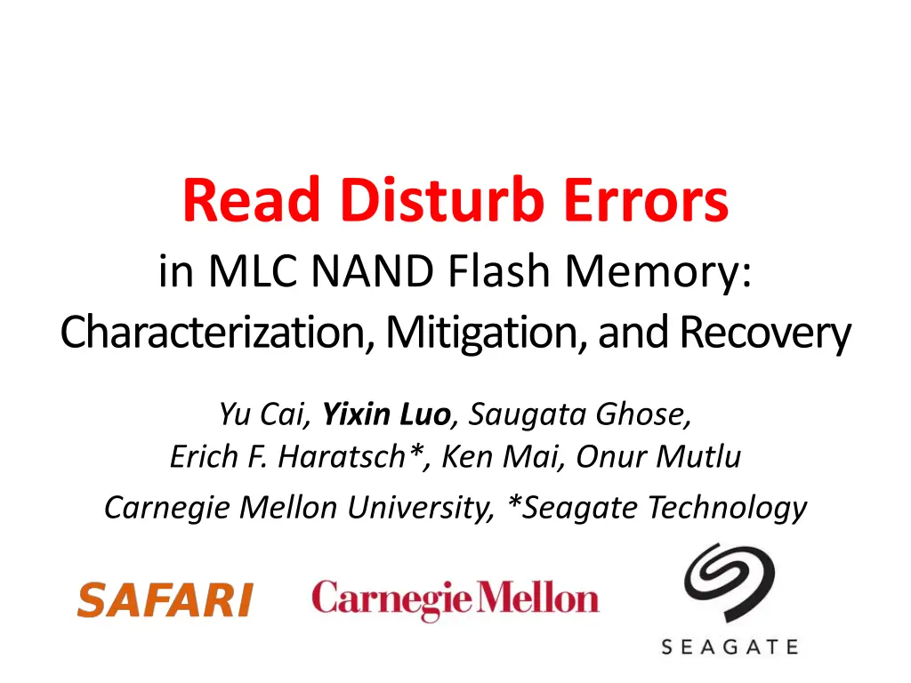 read disturb errors in mlc nand flash memory 1