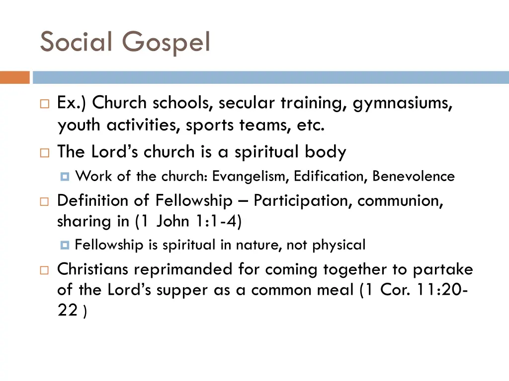 social gospel