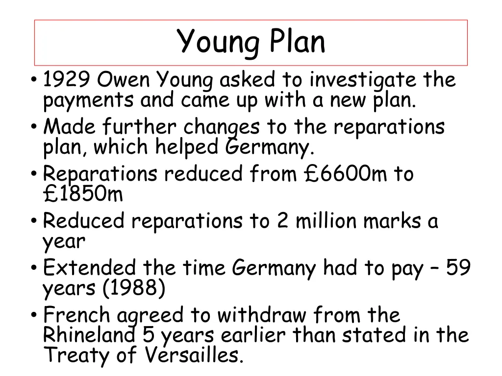 young plan