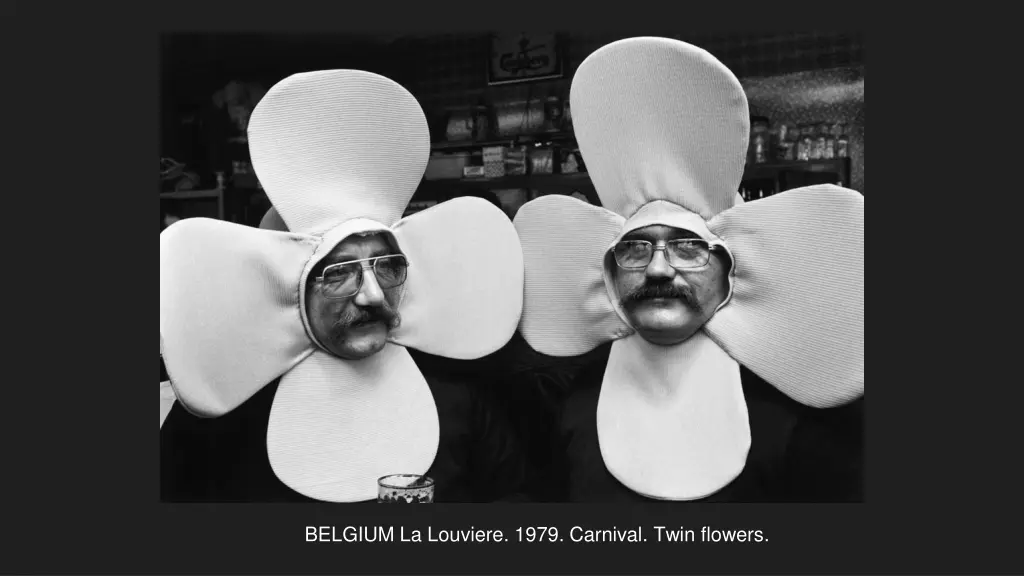 belgium la louviere 1979 carnival twin flowers