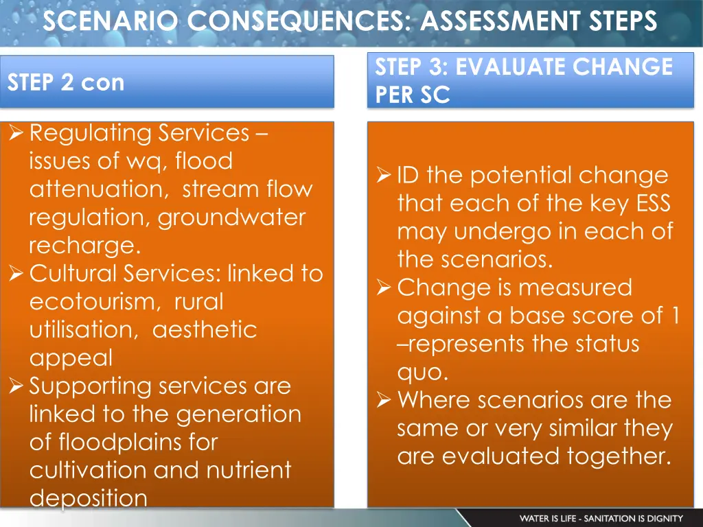 scenario consequences assessment steps 1