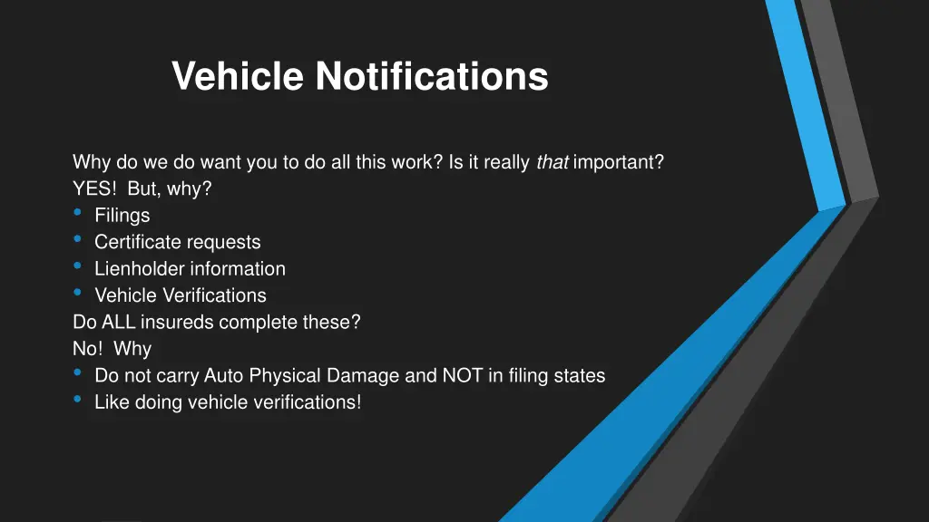 vehicle notifications