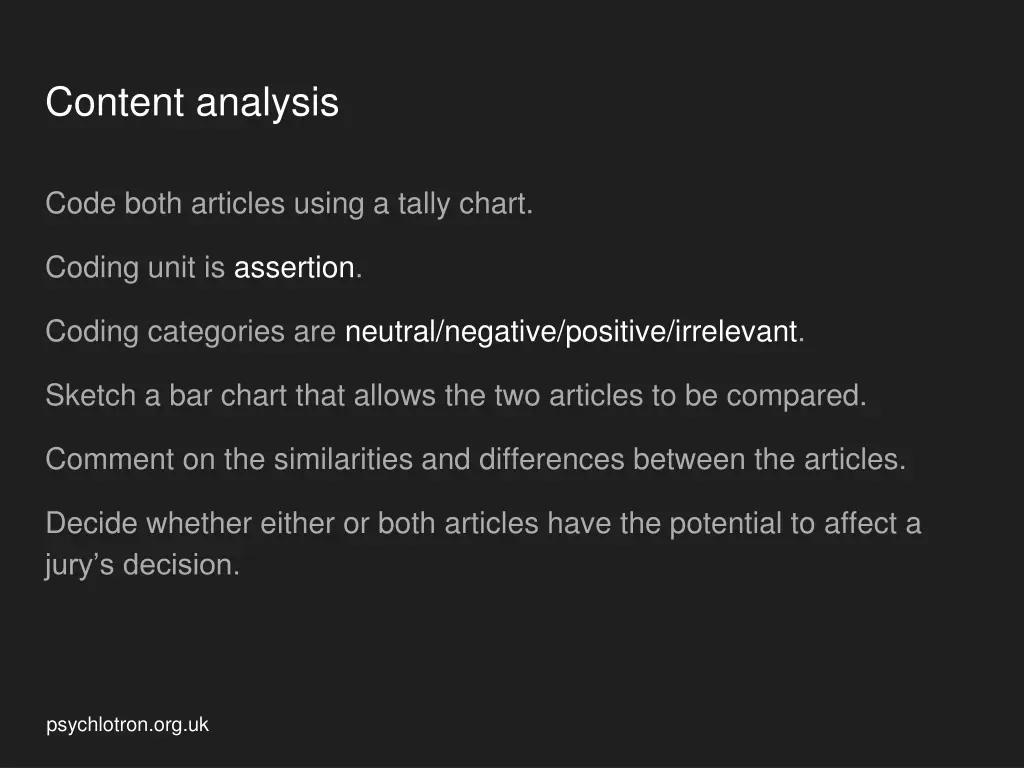 content analysis 2