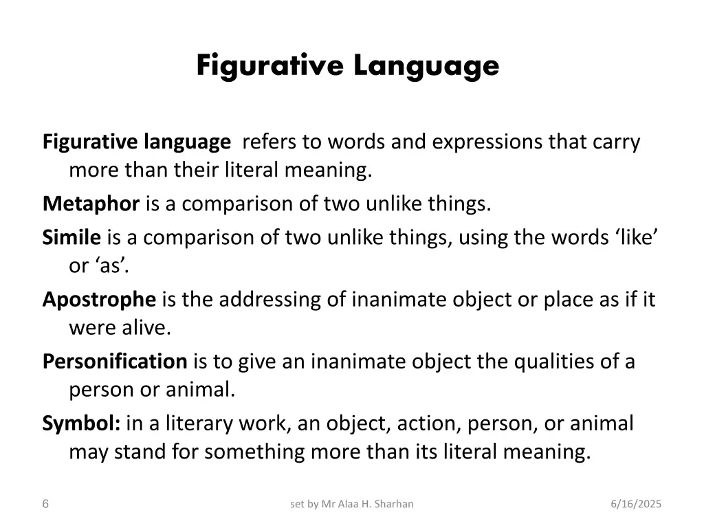 figurative language