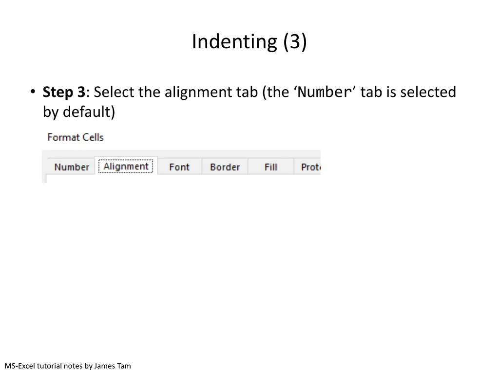 indenting 3