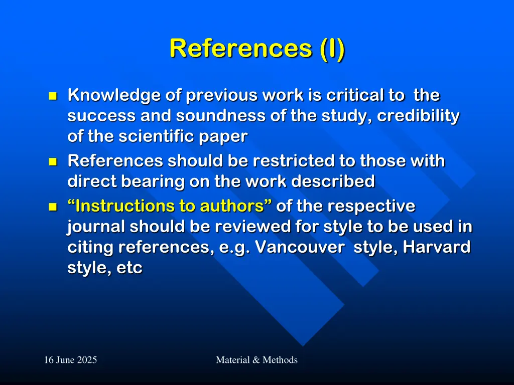 references i