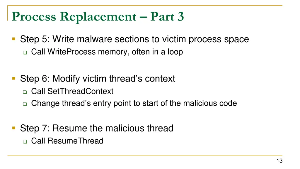 process replacement part 3