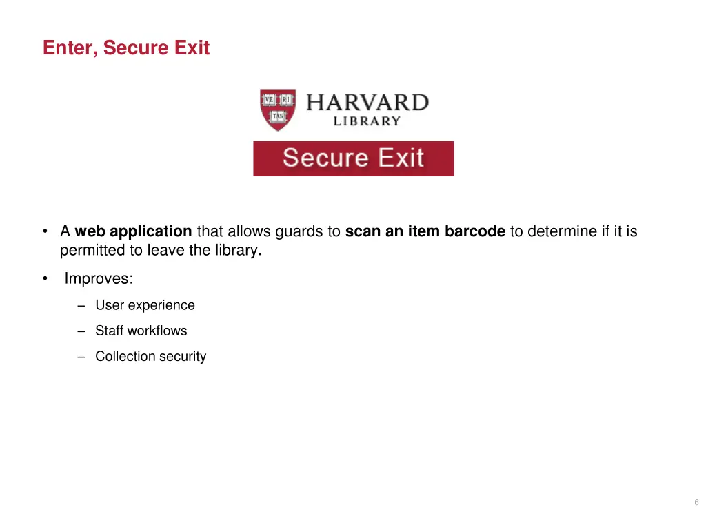enter secure exit