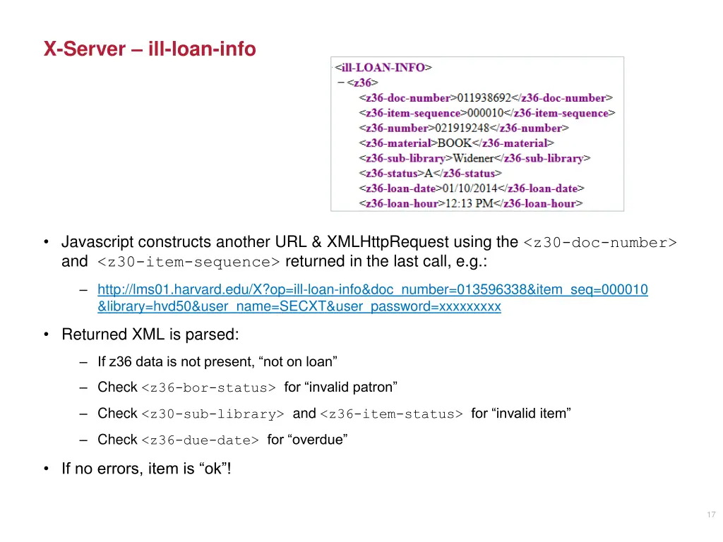 x server ill loan info